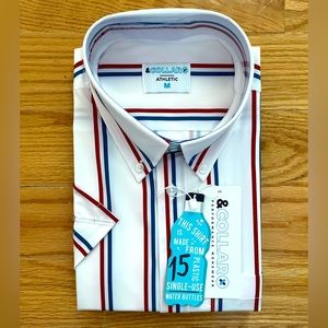 &Collar Button Down Dress Shirt